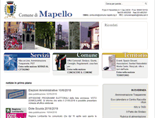 Tablet Screenshot of comune.mapello.bg.it